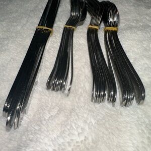 International stainless China Sleek Silver Flatware Set 32